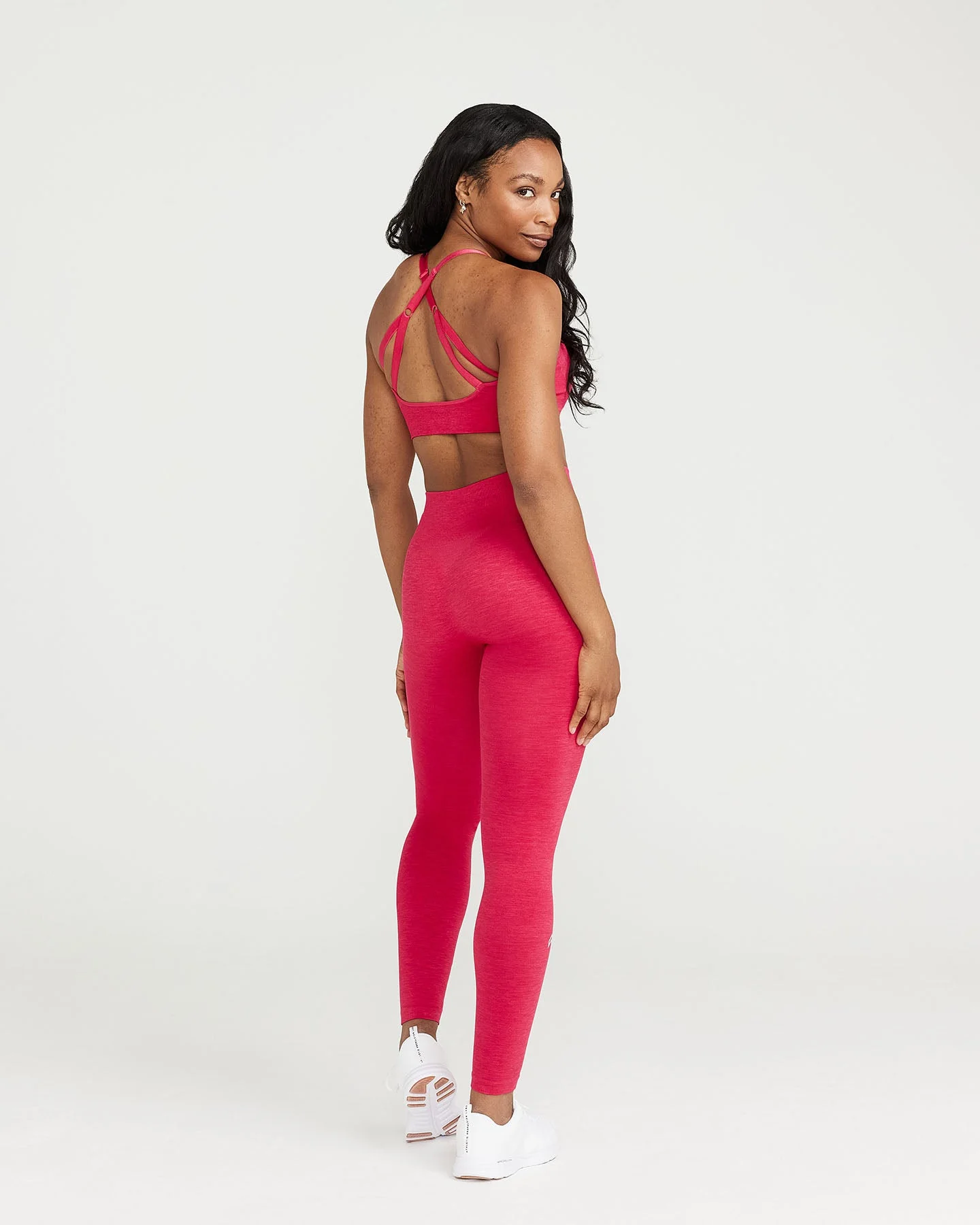 Classic Seamless Leggings | Berry Bloom Marl - Image 3