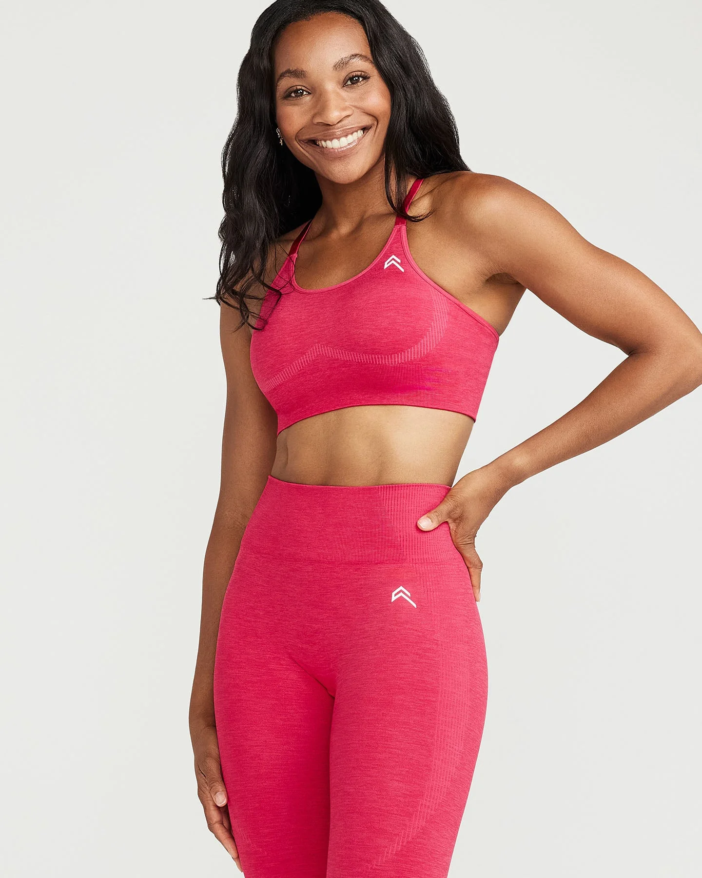 Classic Seamless Leggings | Berry Bloom Marl - Image 5