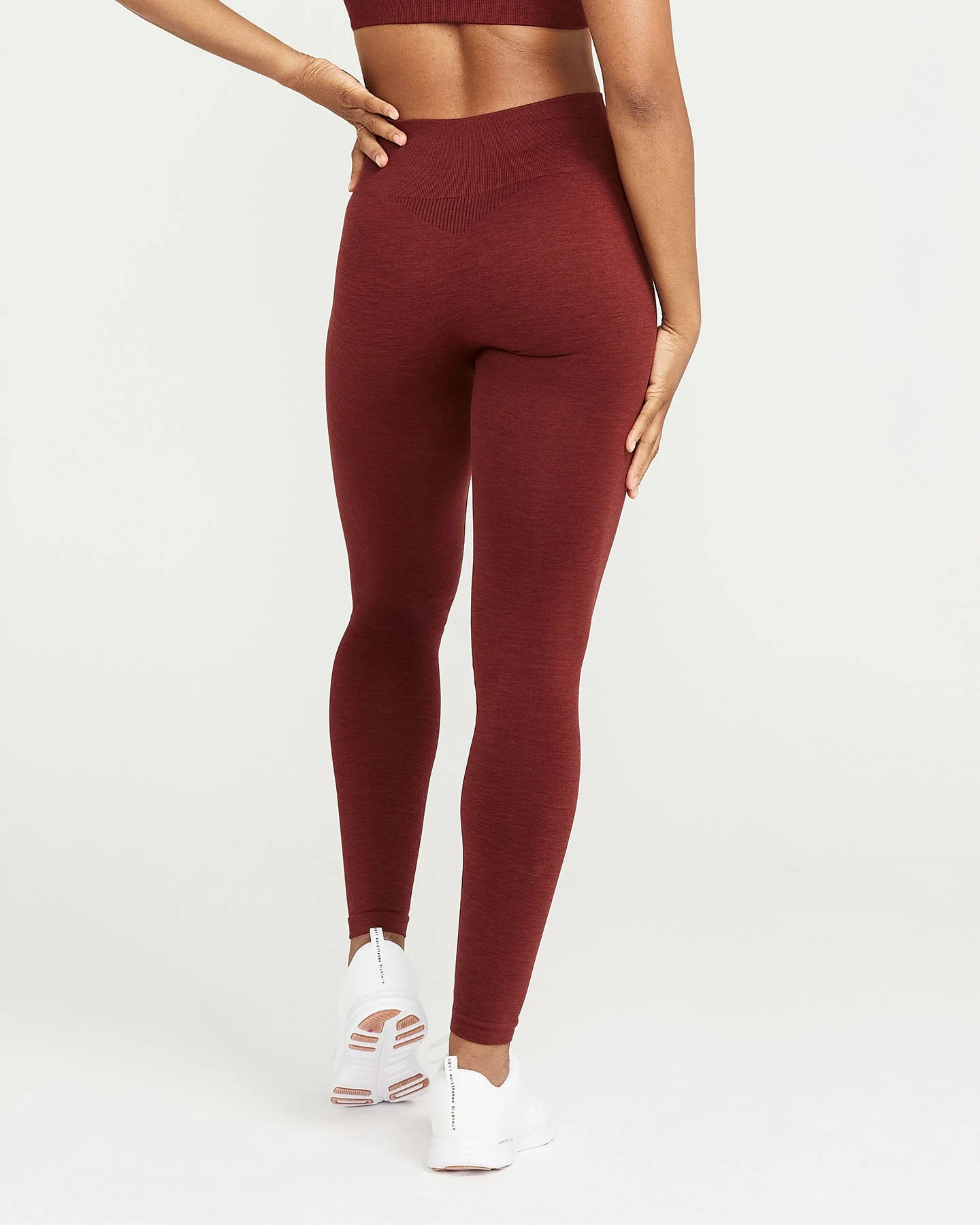 Classic Seamless Leggings | Rosewood Marl - Image 4
