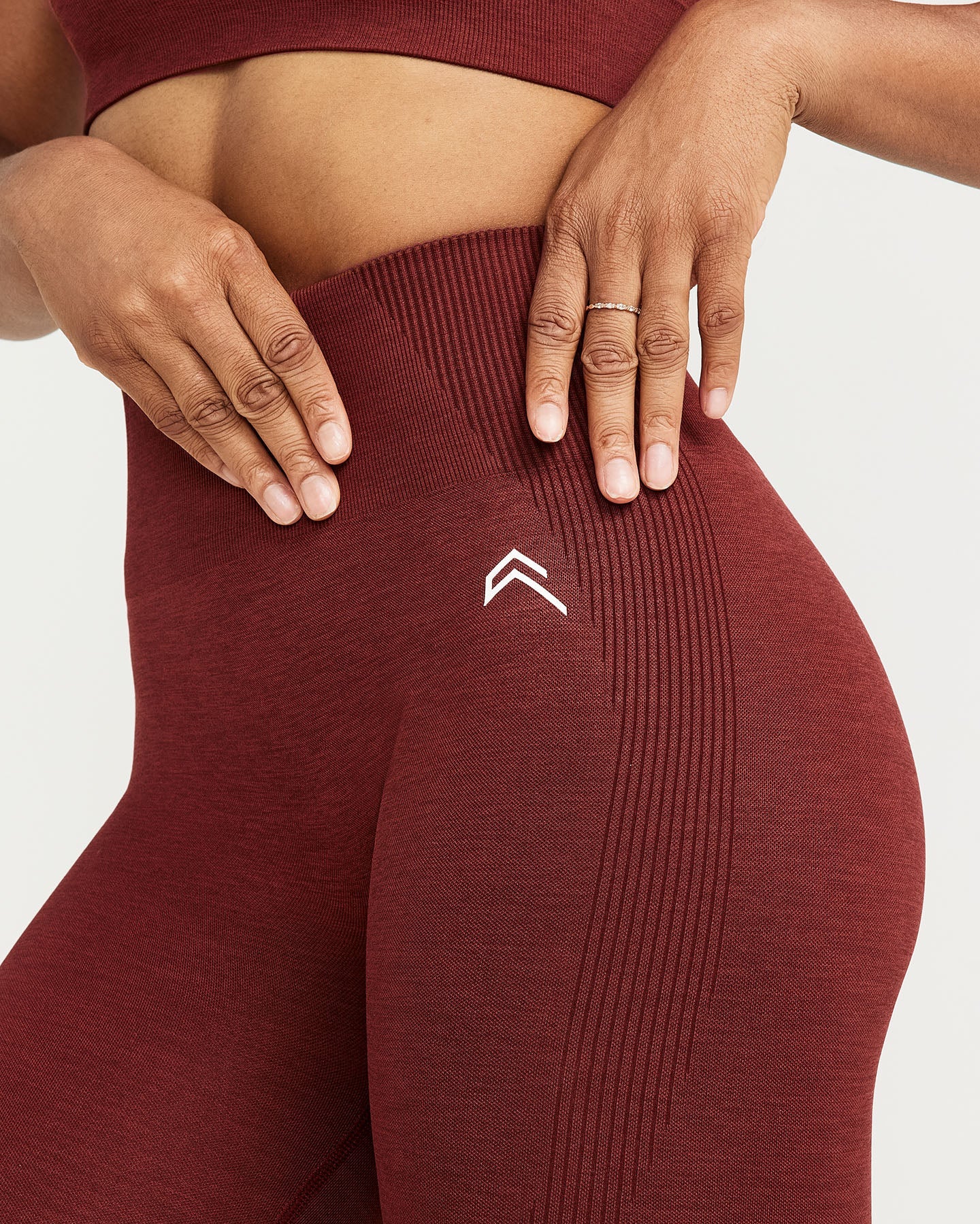 Classic Seamless Leggings | Rosewood Marl - Image 6