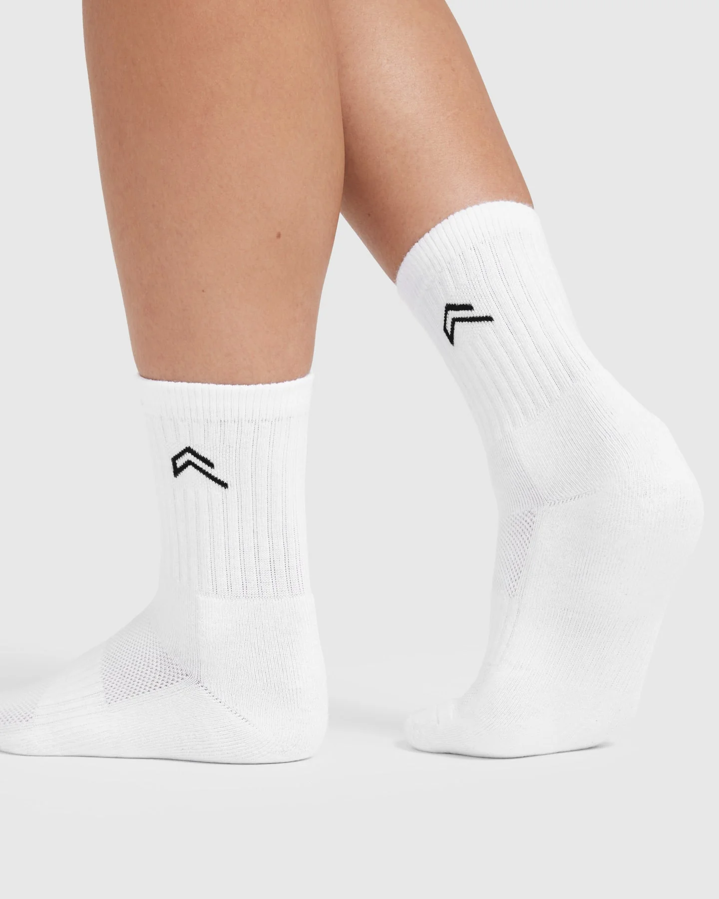Crew Socks 3 Pack | White/Black - Image 3