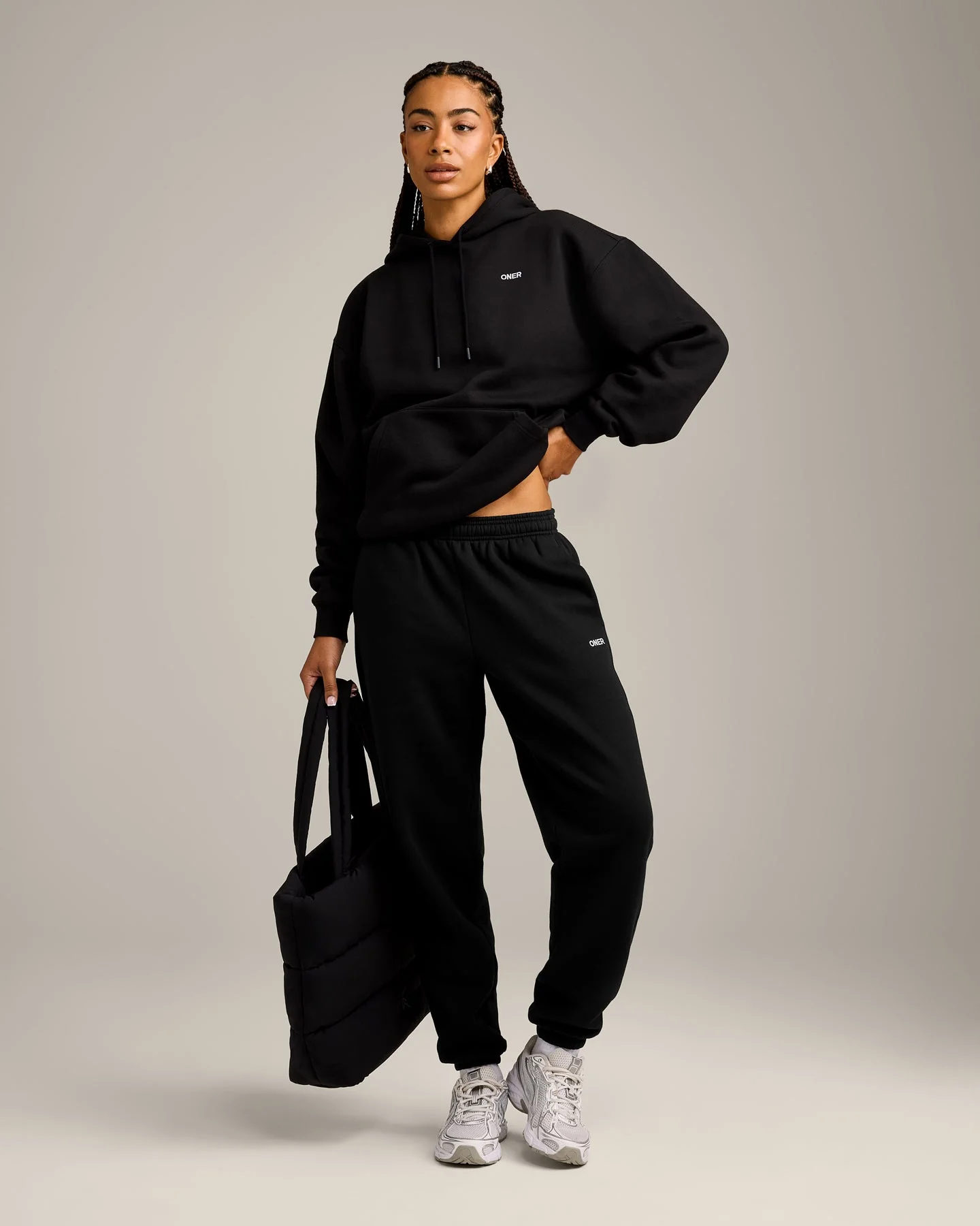 Foundations Cosy Joggers | Black - Image 3