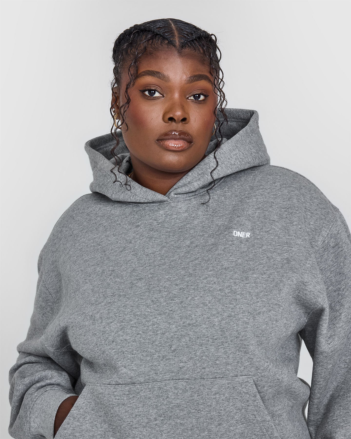 Foundations Hoodie | Charcoal Marl - Image 4