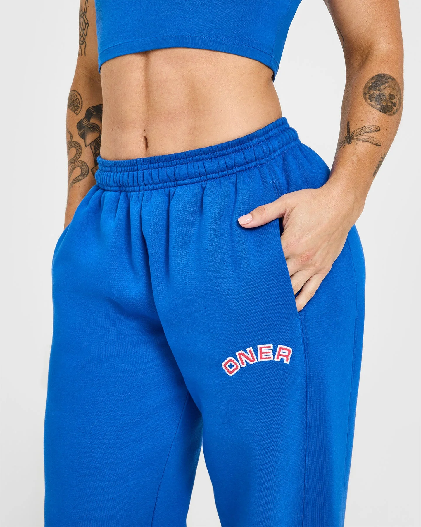 Foundations Joggers With Graphic | Oasis Blue - Image 4