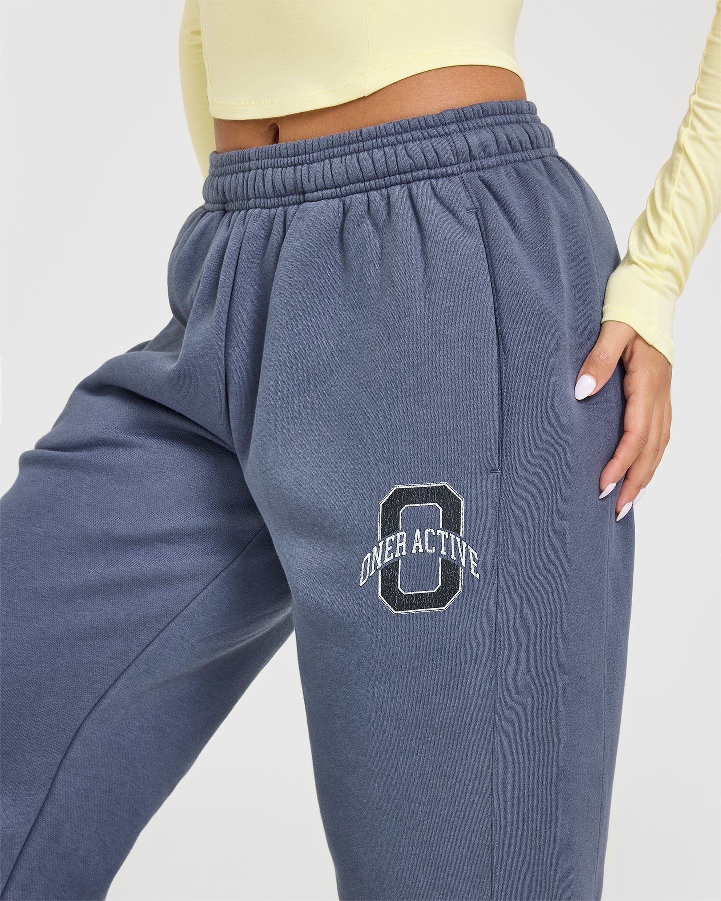 Foundations Joggers With Printed Graphic | Granite Blue - Image 4