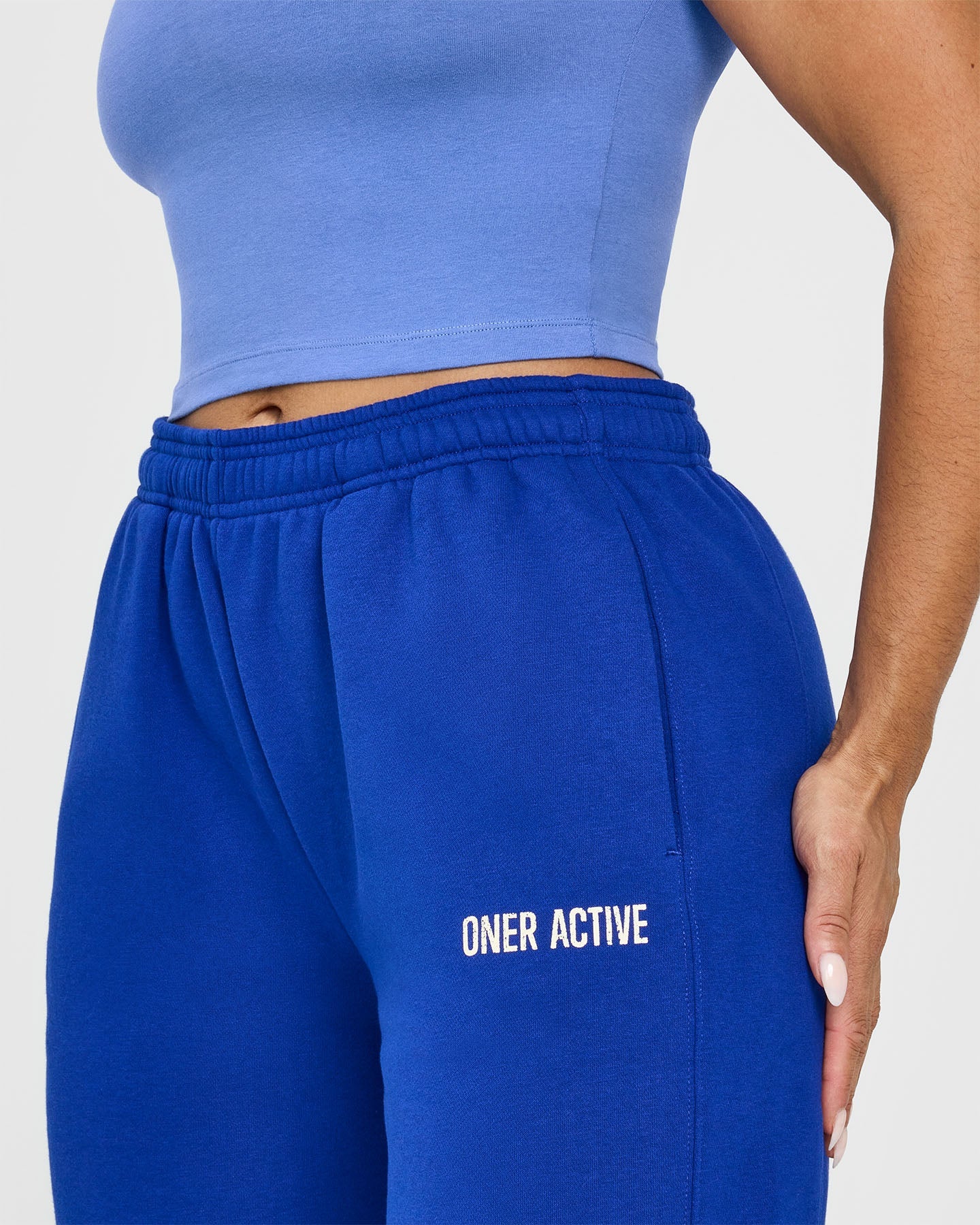 Foundations Joggers With Printed Graphic | Strong Blue - Image 4