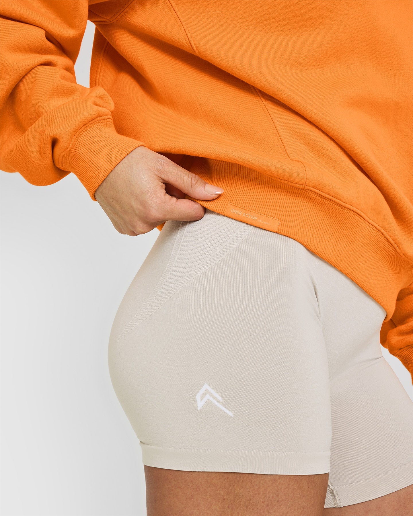 Foundations Raising the Bar Crew Neck Sweatshirt | Apricot Orange - Image 5