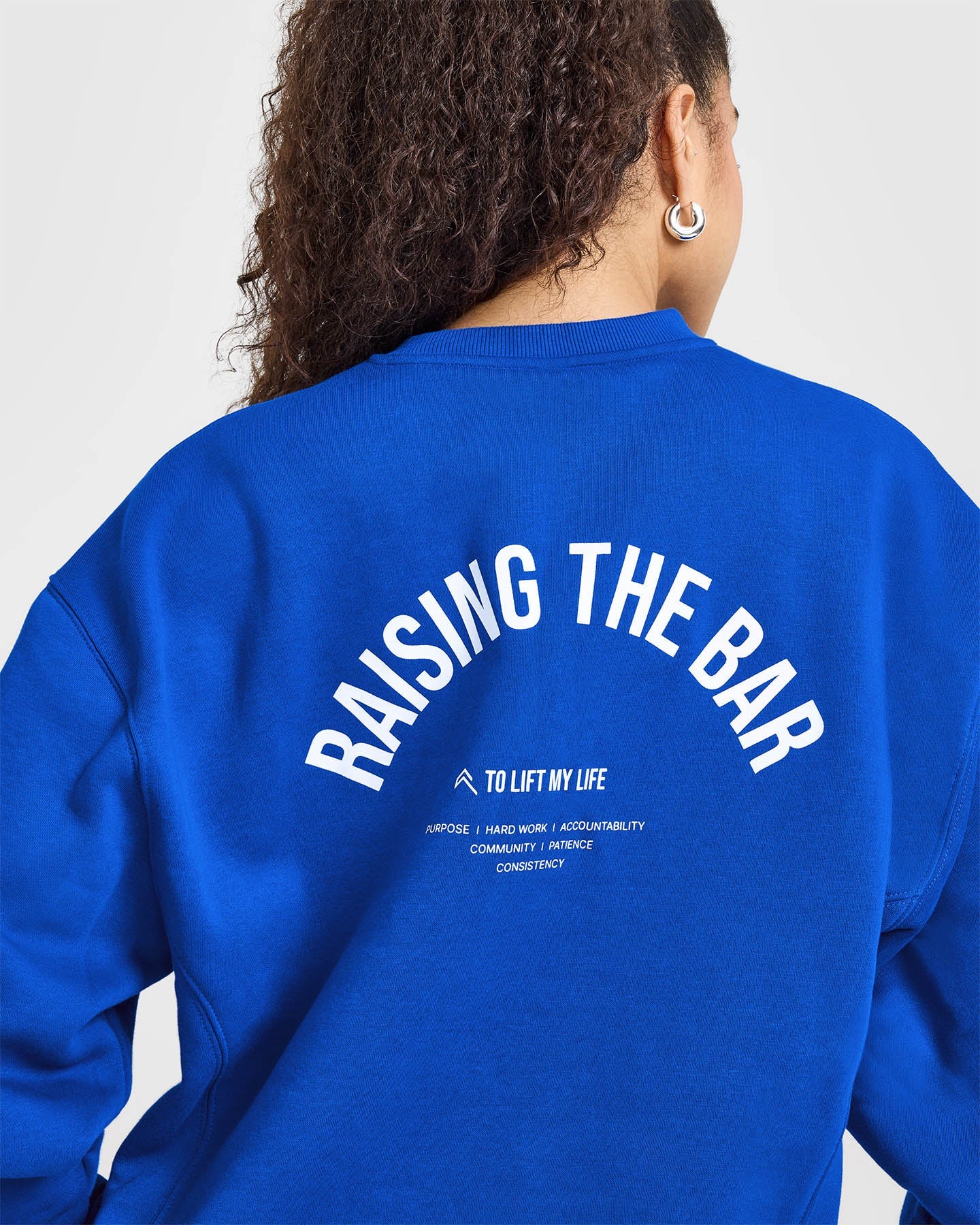 Foundations Raising the Bar Crew Neck Sweatshirt | Cobalt Blue - Image 6