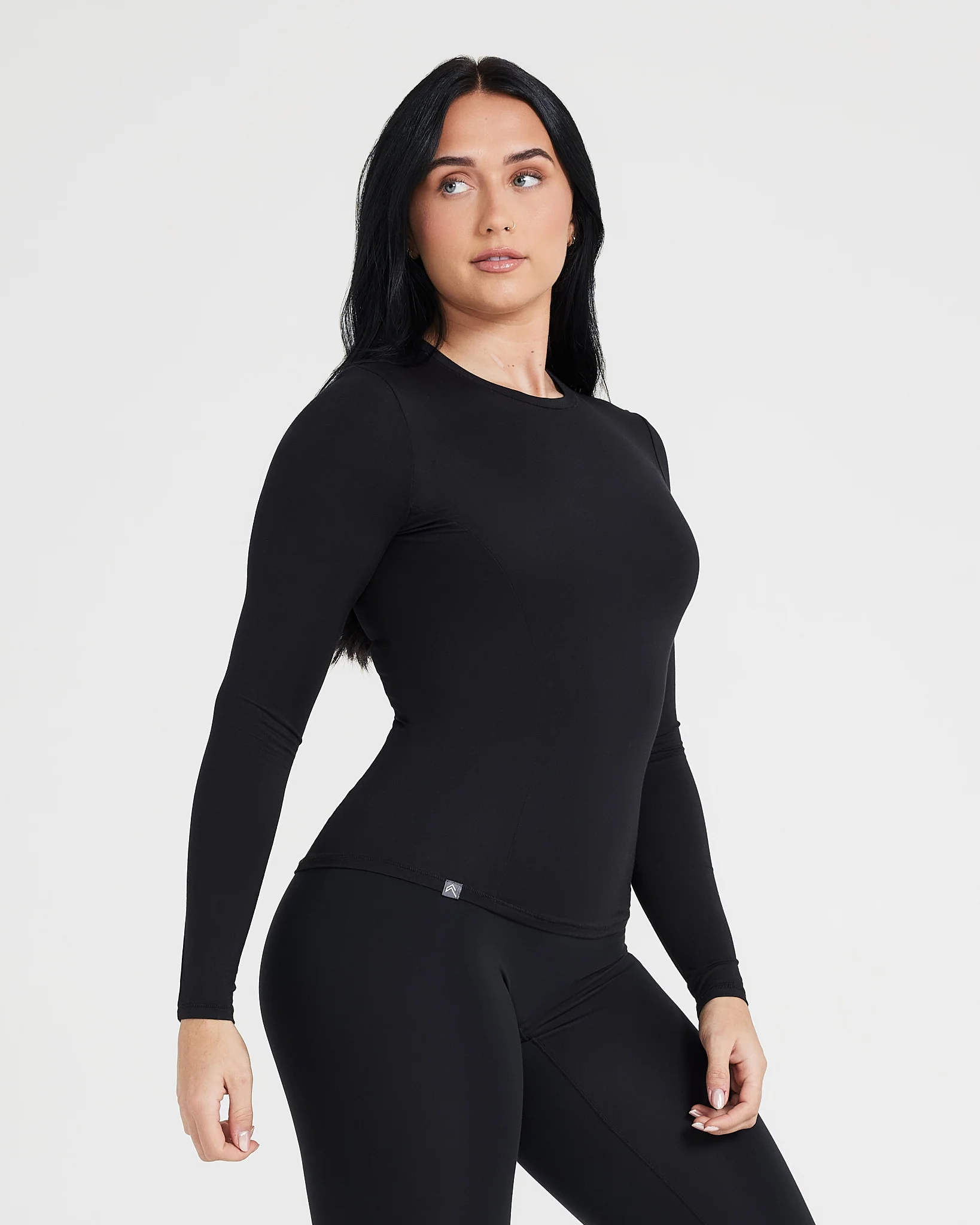 Mellow™ Soft Long Sleeve Top | Black - Image 3