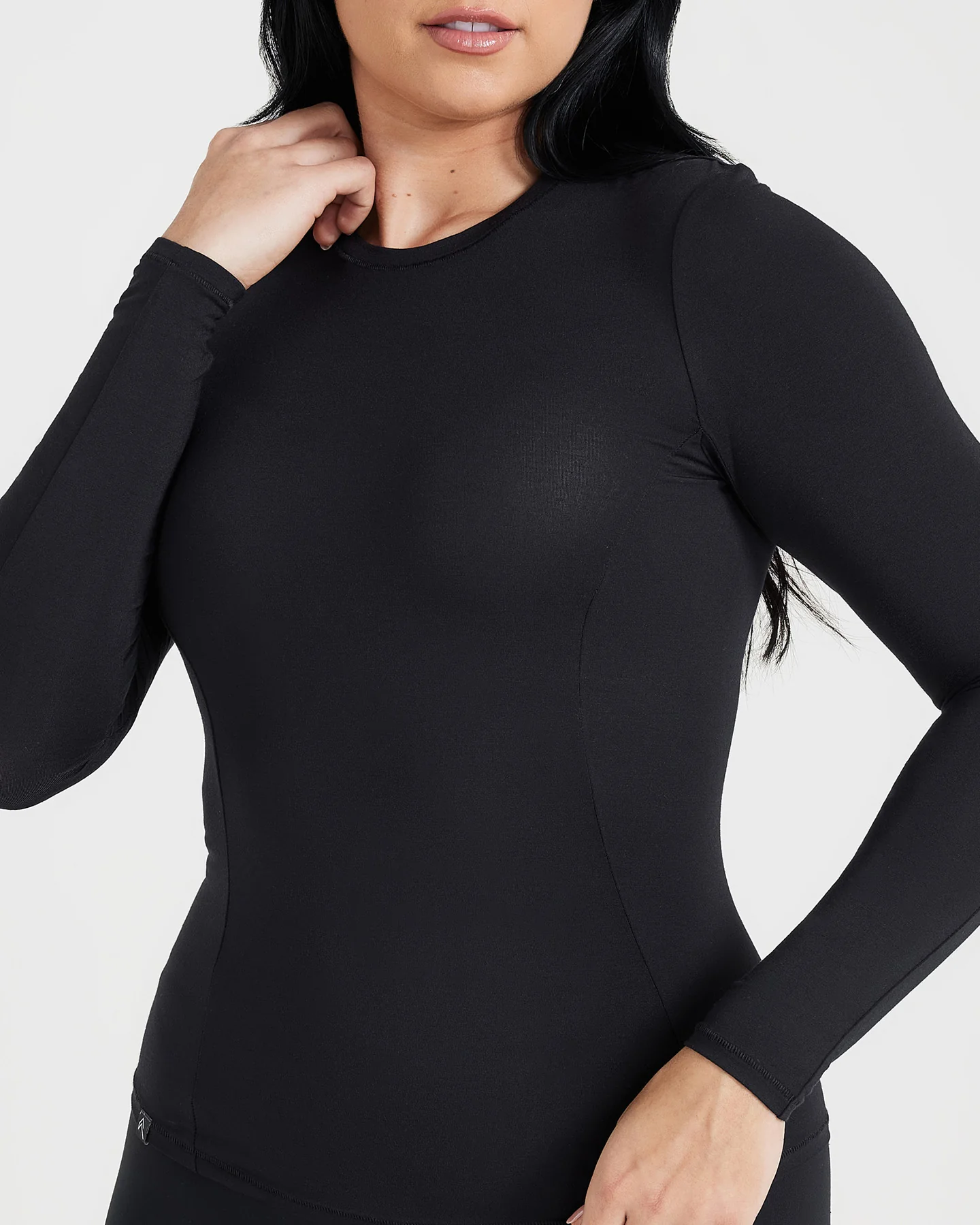 Mellow™ Soft Long Sleeve Top | Black - Image 4