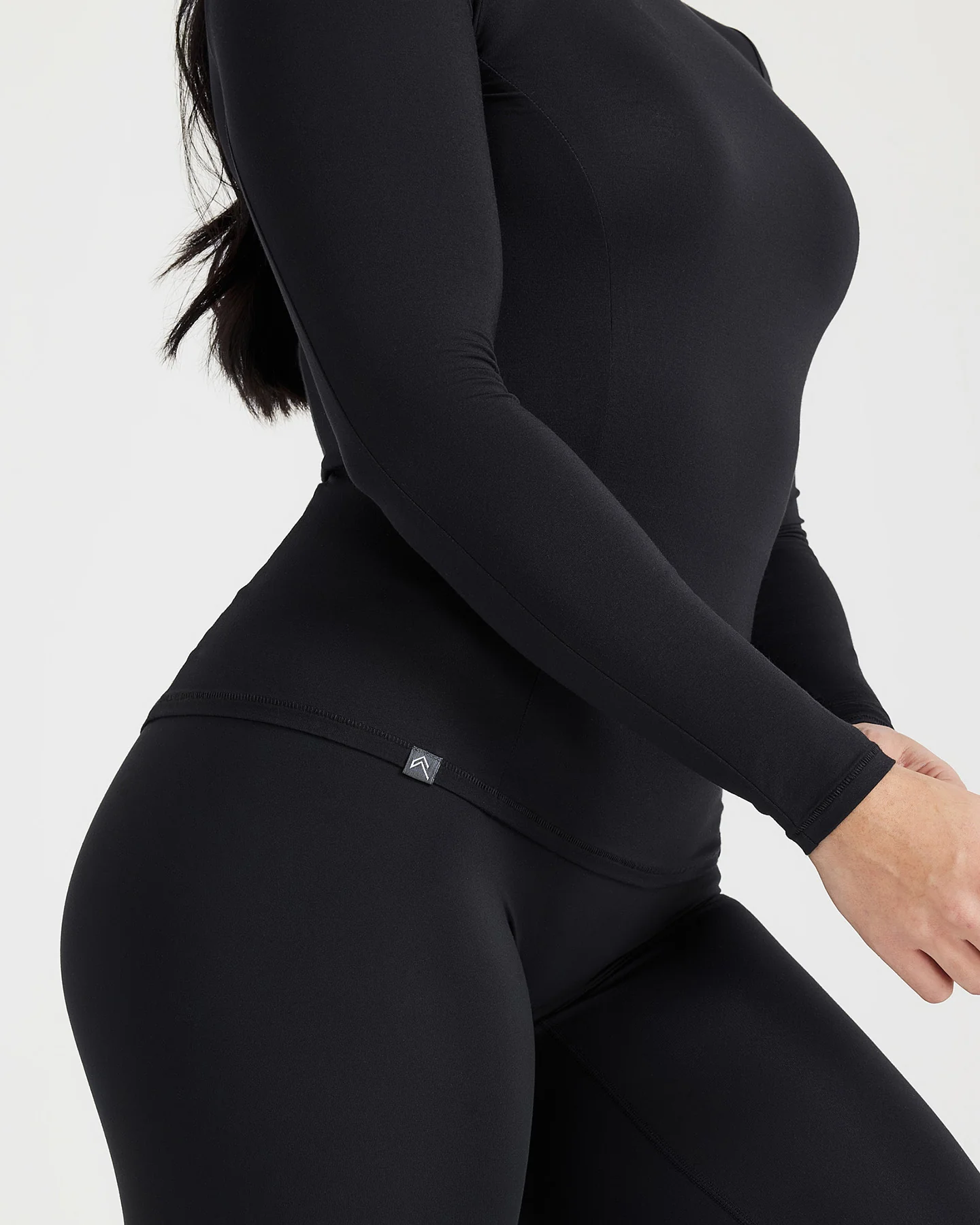 Mellow™ Soft Long Sleeve Top | Black - Image 5