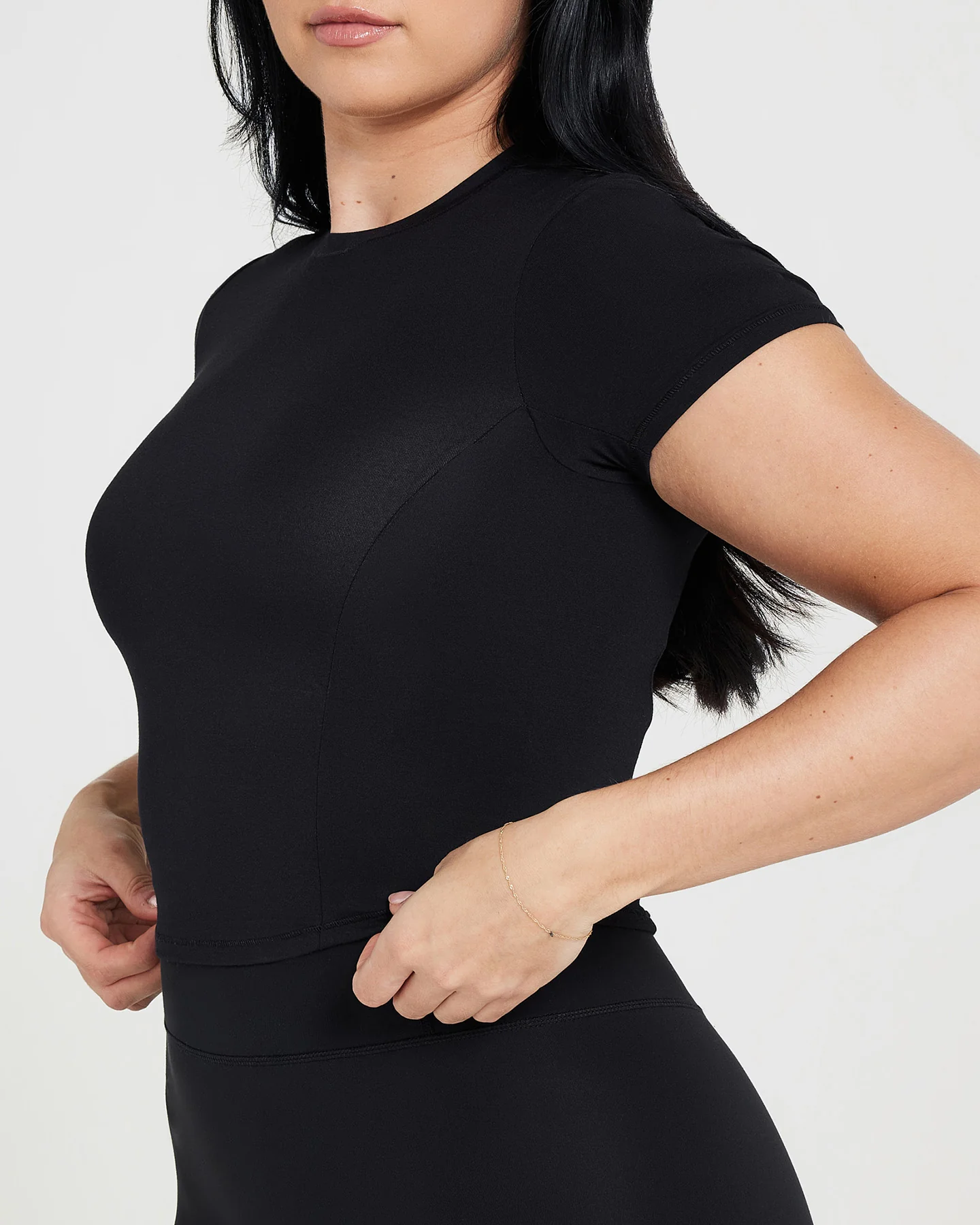 Mellow™ Soft Mid Short Sleeve T-Shirt | Black - Image 4