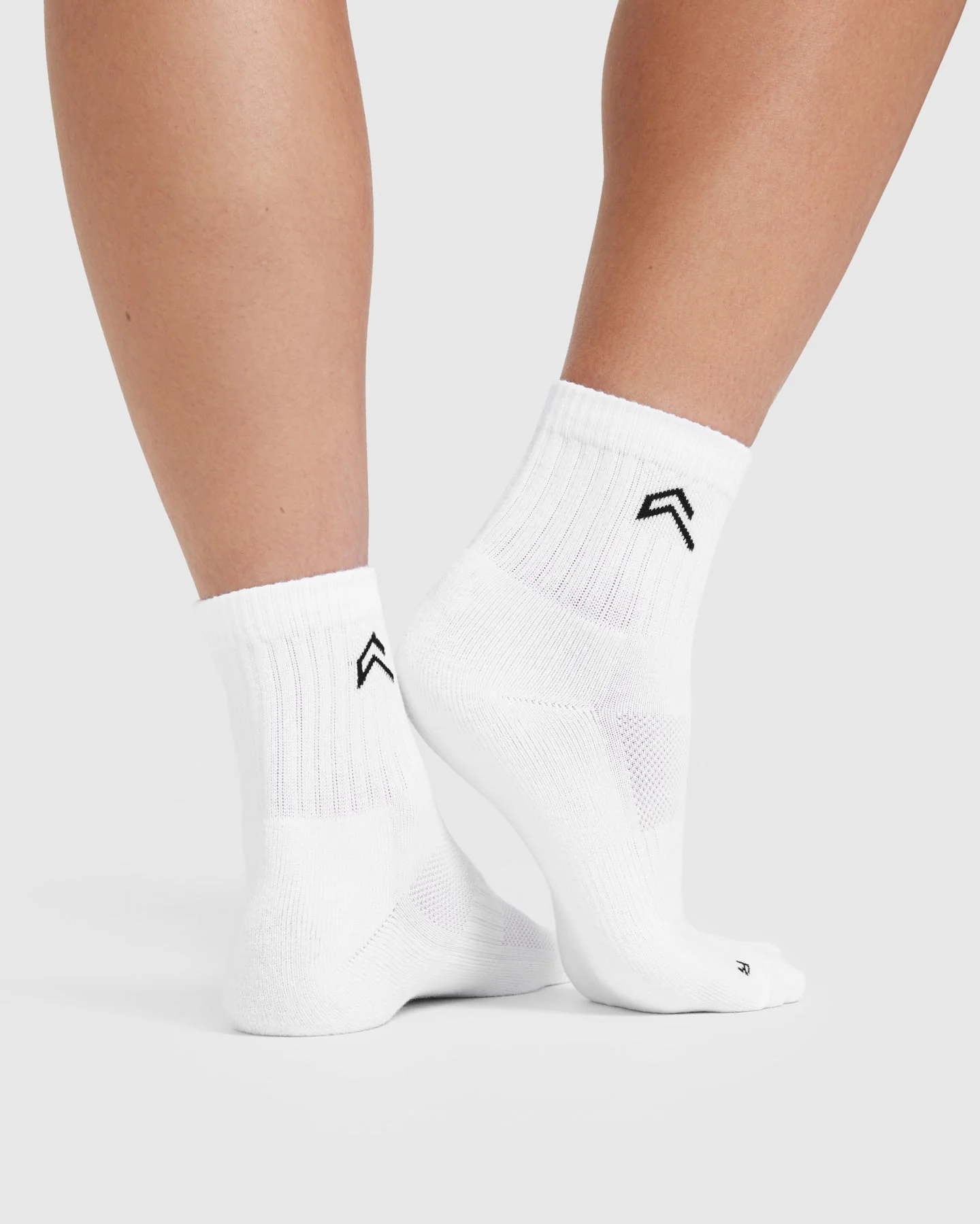 Mid Crew Socks 3 Pack | Grey/White/Black - Image 3