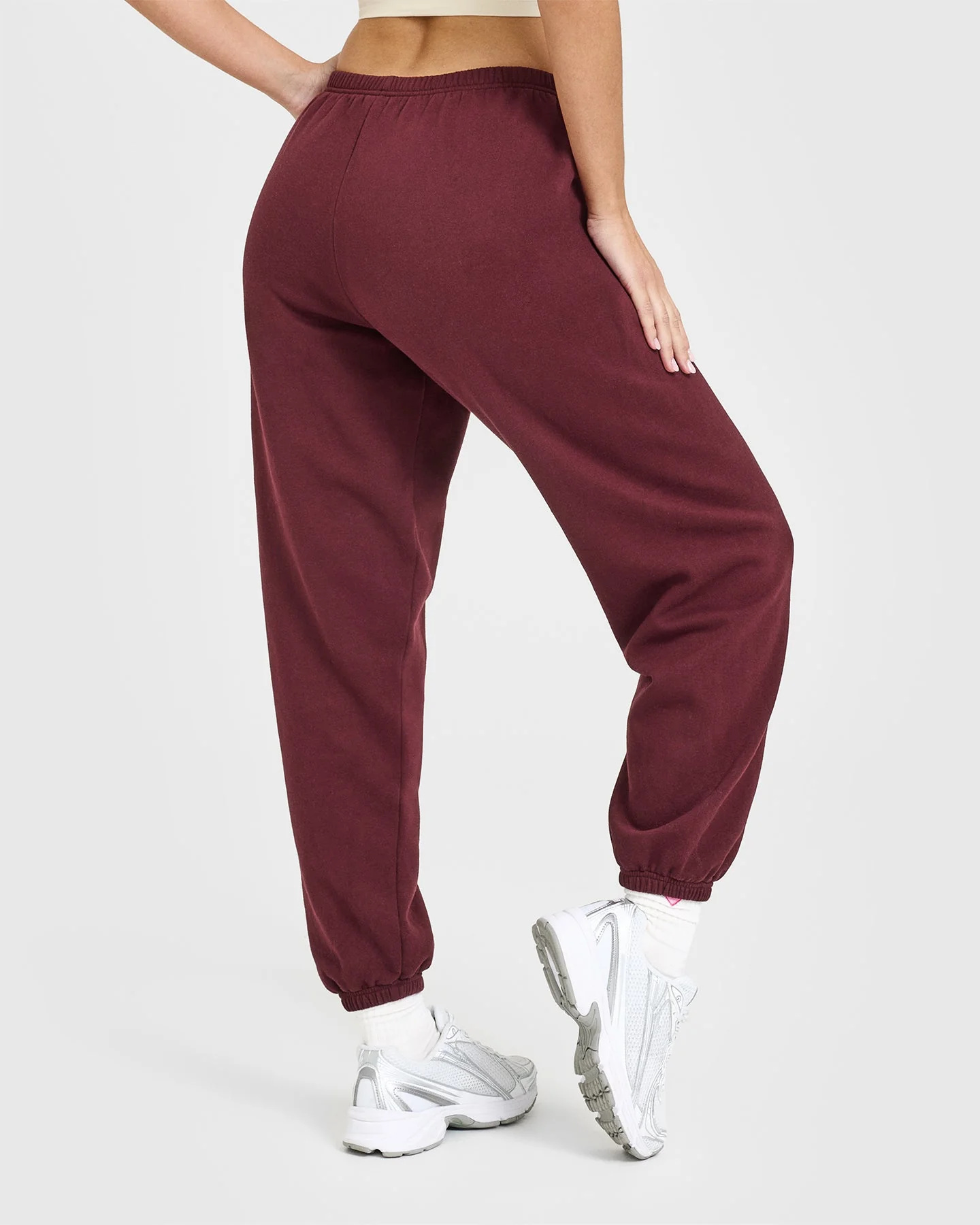 Mid Weight Joggers | Rosewood - Image 4
