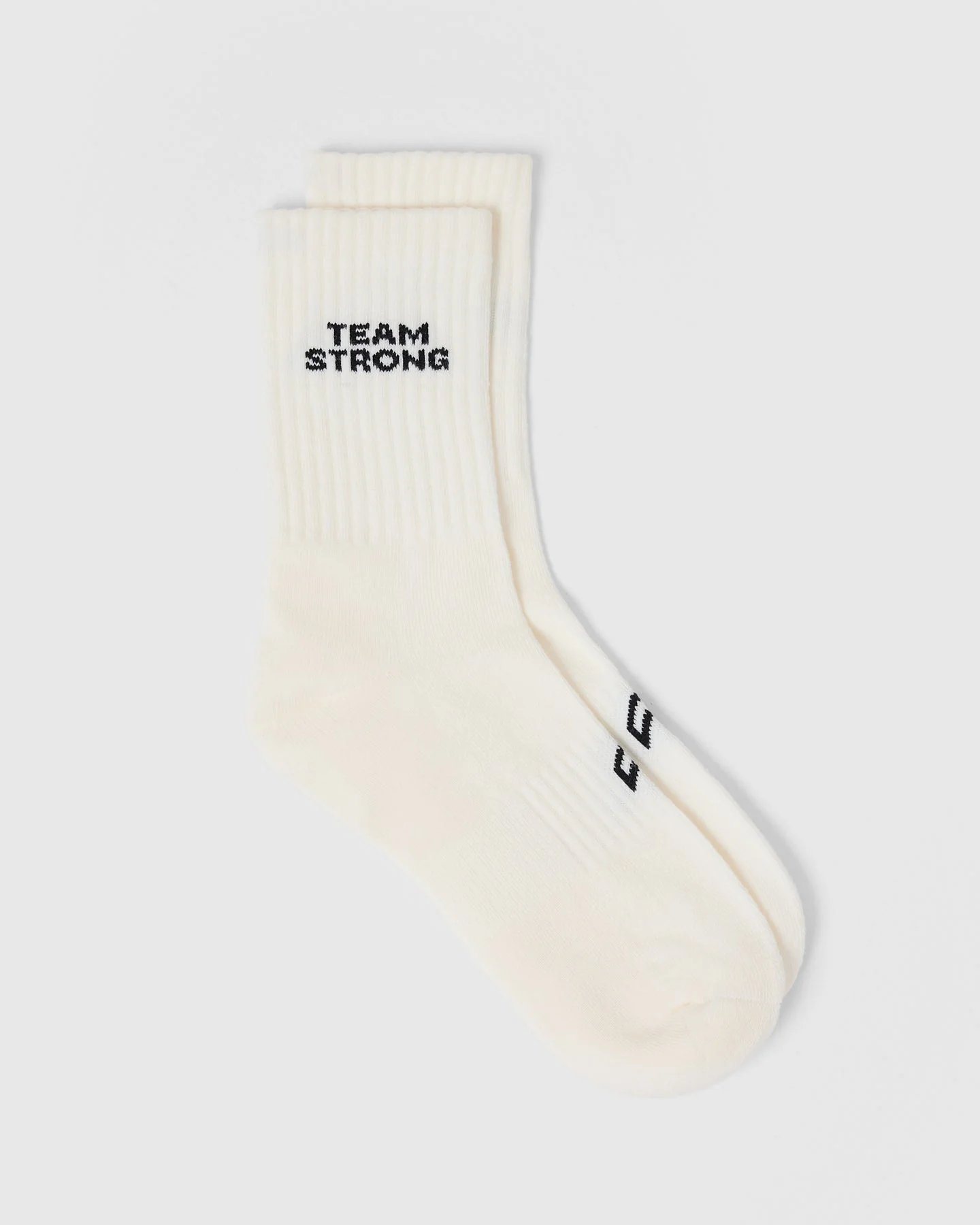 Slogan Crew Socks 5 Pack | Off White - Image 4