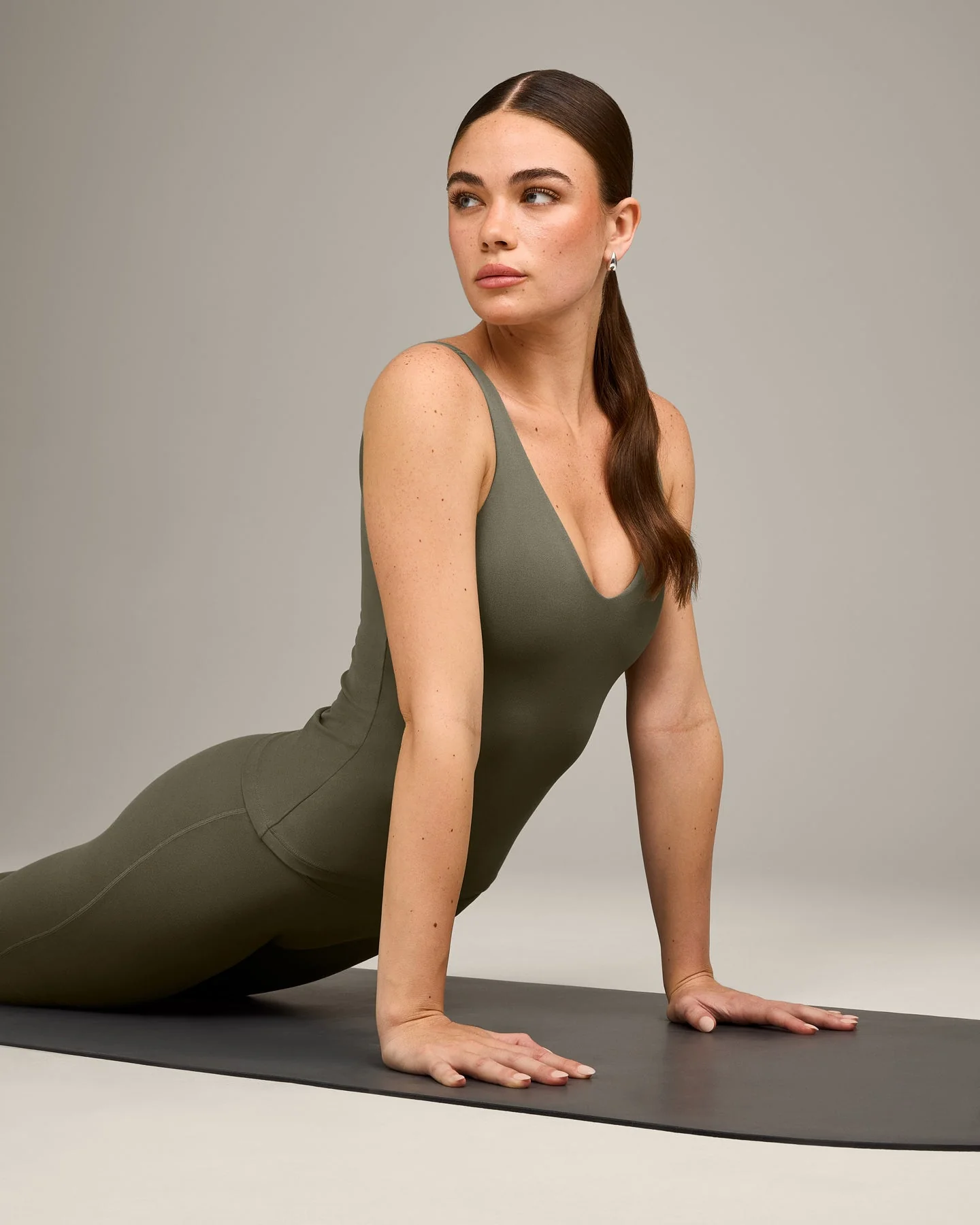 SoftMotion™ Scoop Neck Vest with Grey Logo | Alpine Green - Image 6