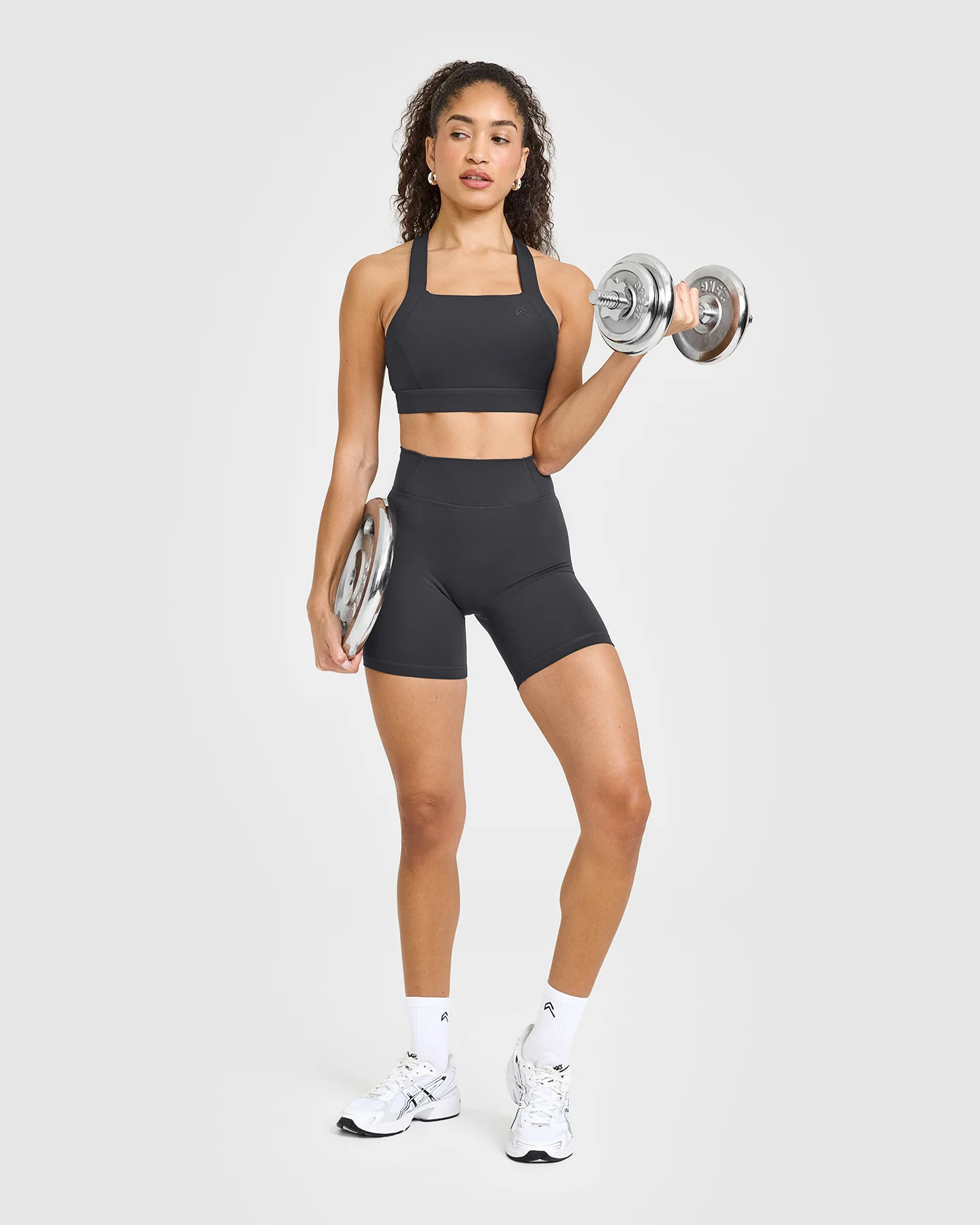 Timeless Wide Strap Sports Bra | Coal - Image 3