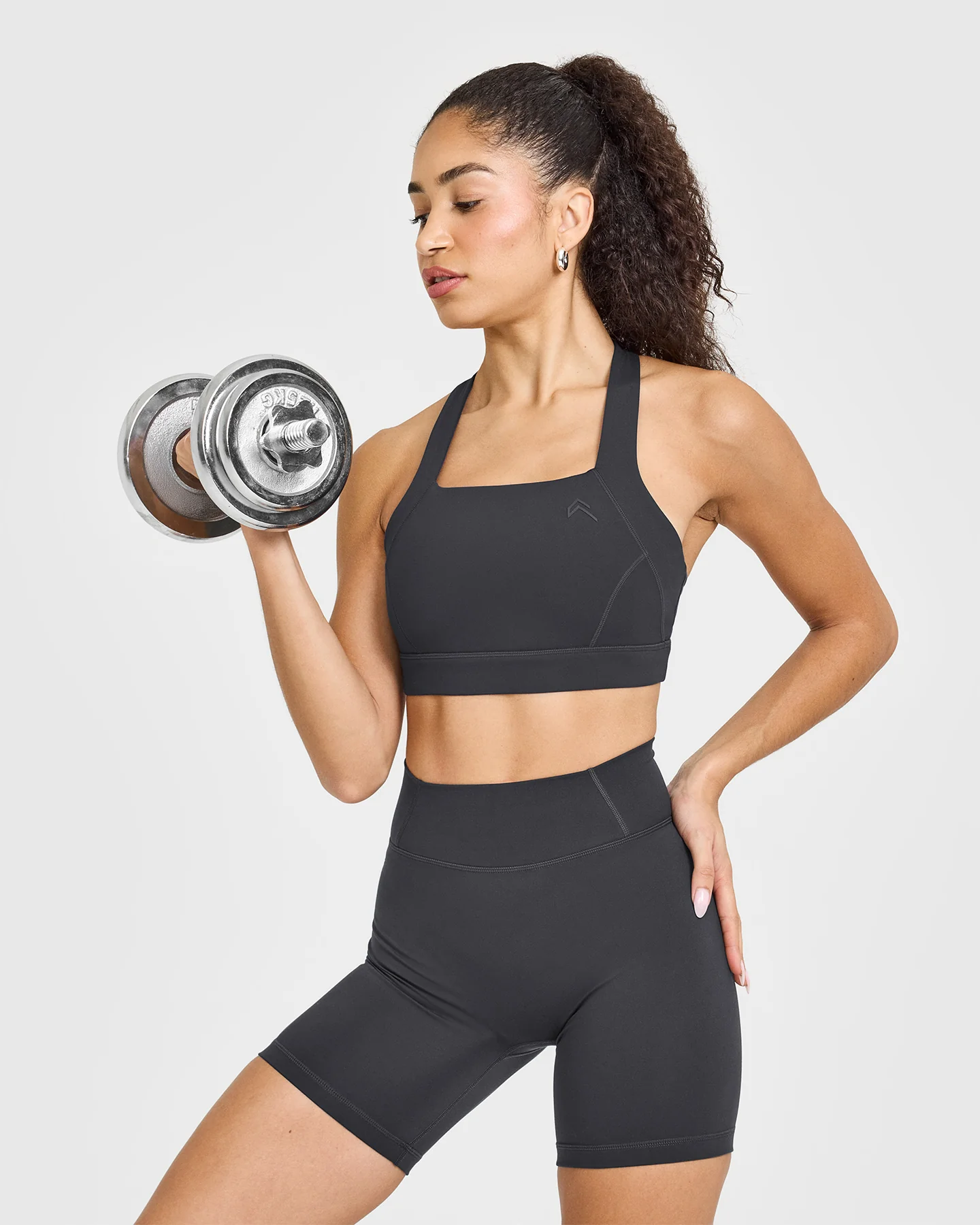 Timeless Wide Strap Sports Bra | Coal - Image 6