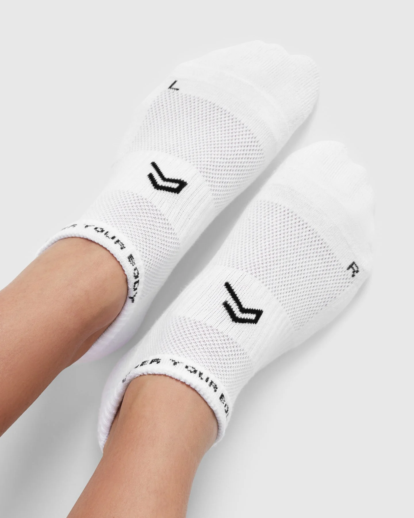 Trainer Liner Socks 3 Pack | Grey/White/Black - Image 3