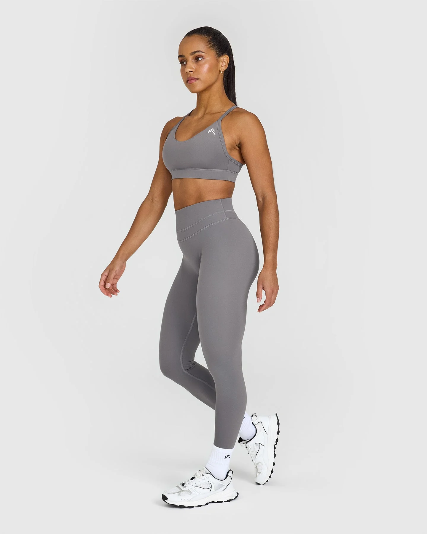 UnifiedMove High Waisted Leggings | Ash Grey - Image 3