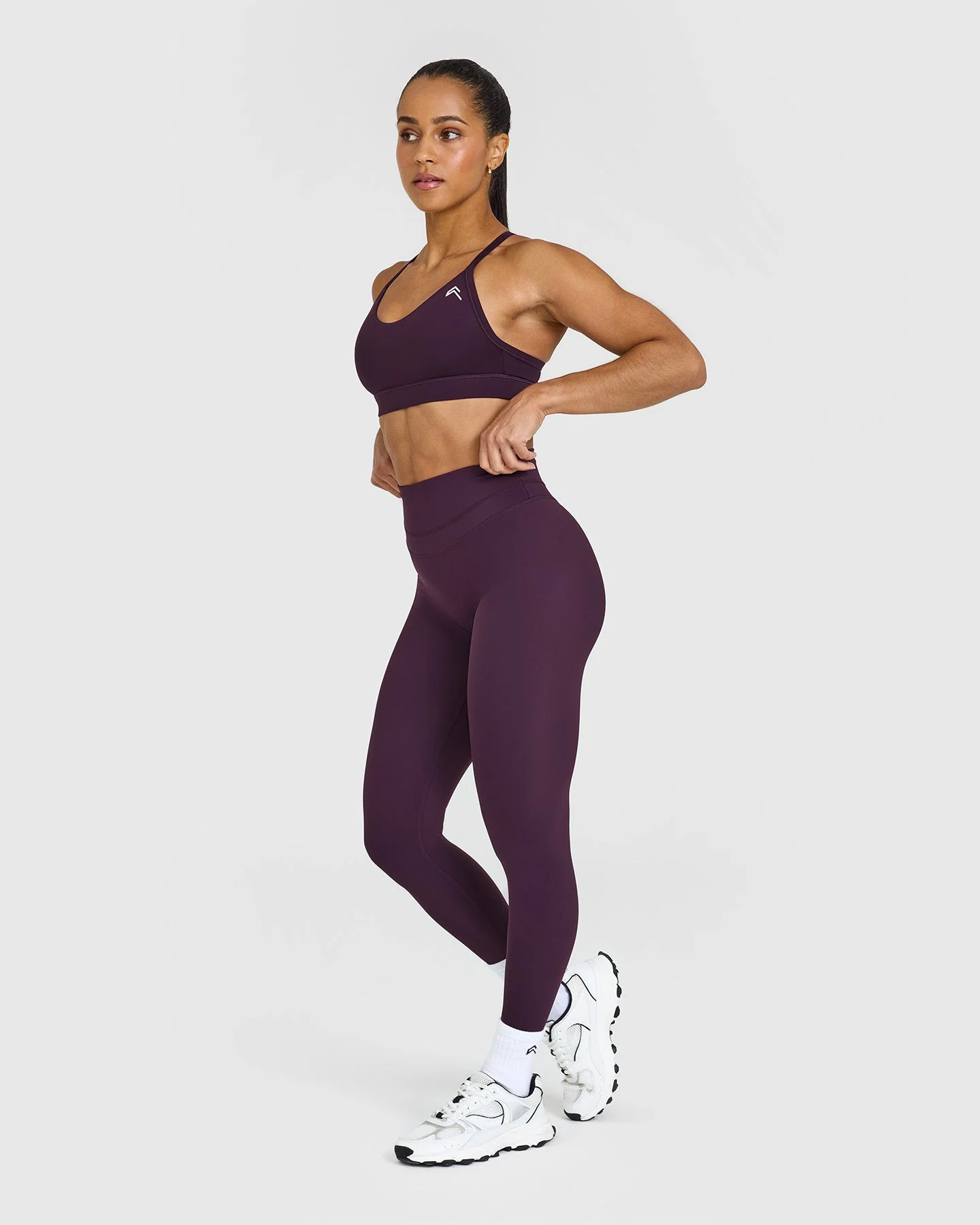 UnifiedMove High Waisted Leggings | Blackberry Purple - Image 3