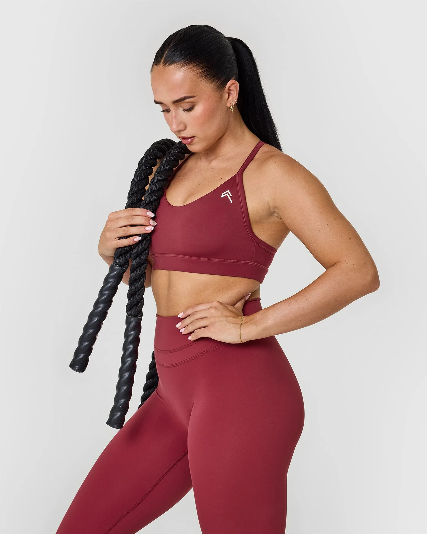UnifiedMove High Waisted Leggings | Burnt Cherry - Image 6